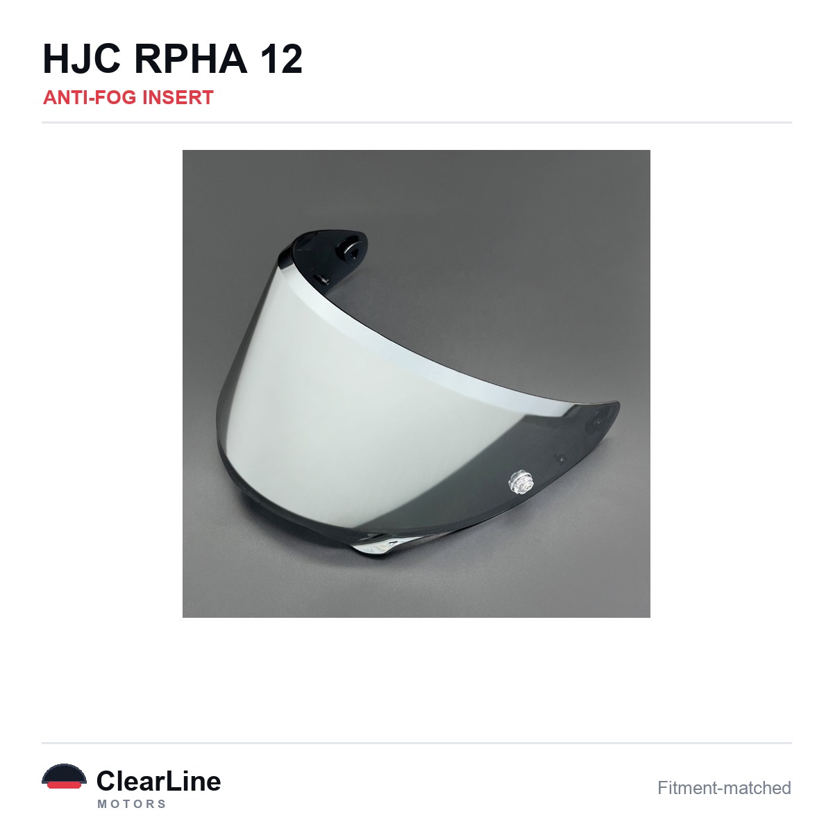 HJC RPHA 12 Anti-Fog Insert — Stops Visor Fogging