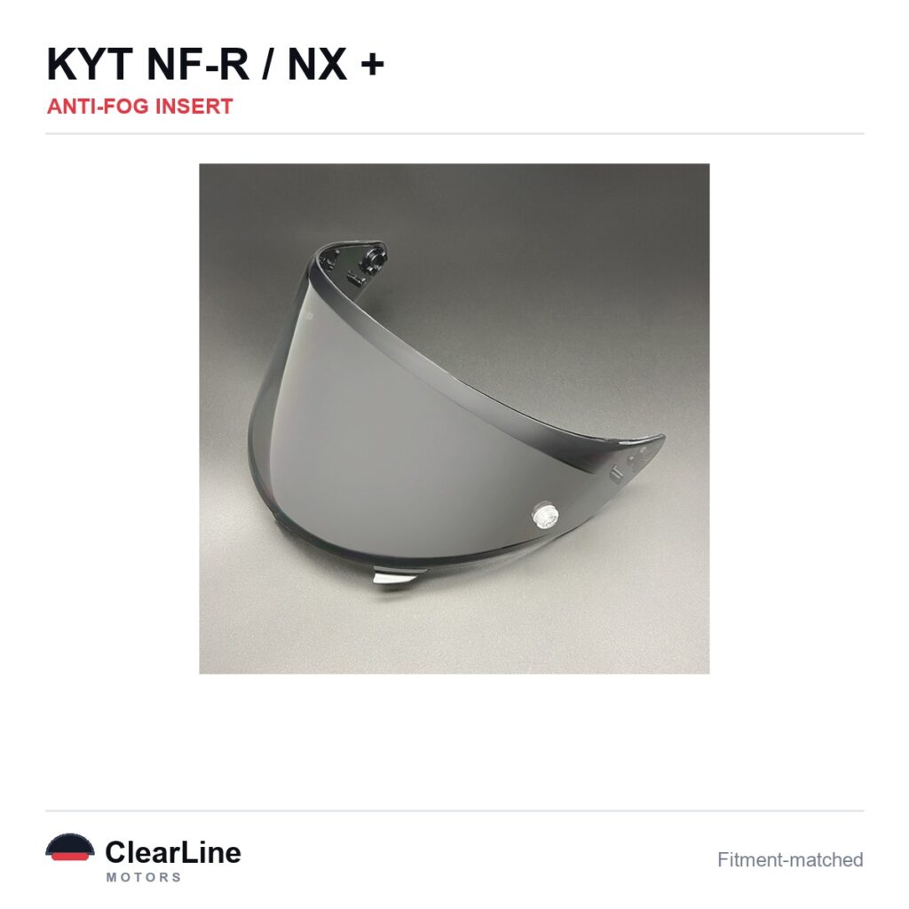 KYT NF-R / NX / NXR Anti-Fog Insert — Stops Visor Fogging