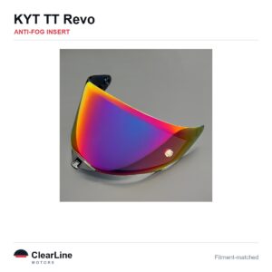 KYT TT Revo Anti-Fog Insert — Stops Visor Fogging