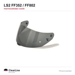 LS2 FF352 / FF802 Photochromic Visor — Auto-Tint Day & Night
