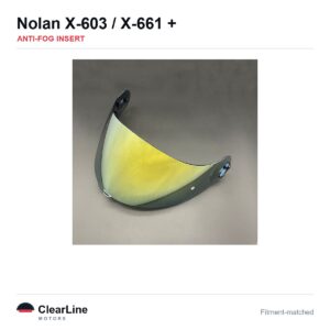 Nolan X-603 / X-661 / X-702 / X-802 & more Anti-Fog Insert — Stops Visor Fogging