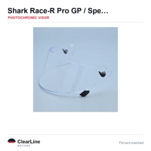 Shark Race-R Pro GP / Speed-R Photochromic Visor — Auto-Tint Day & Night
