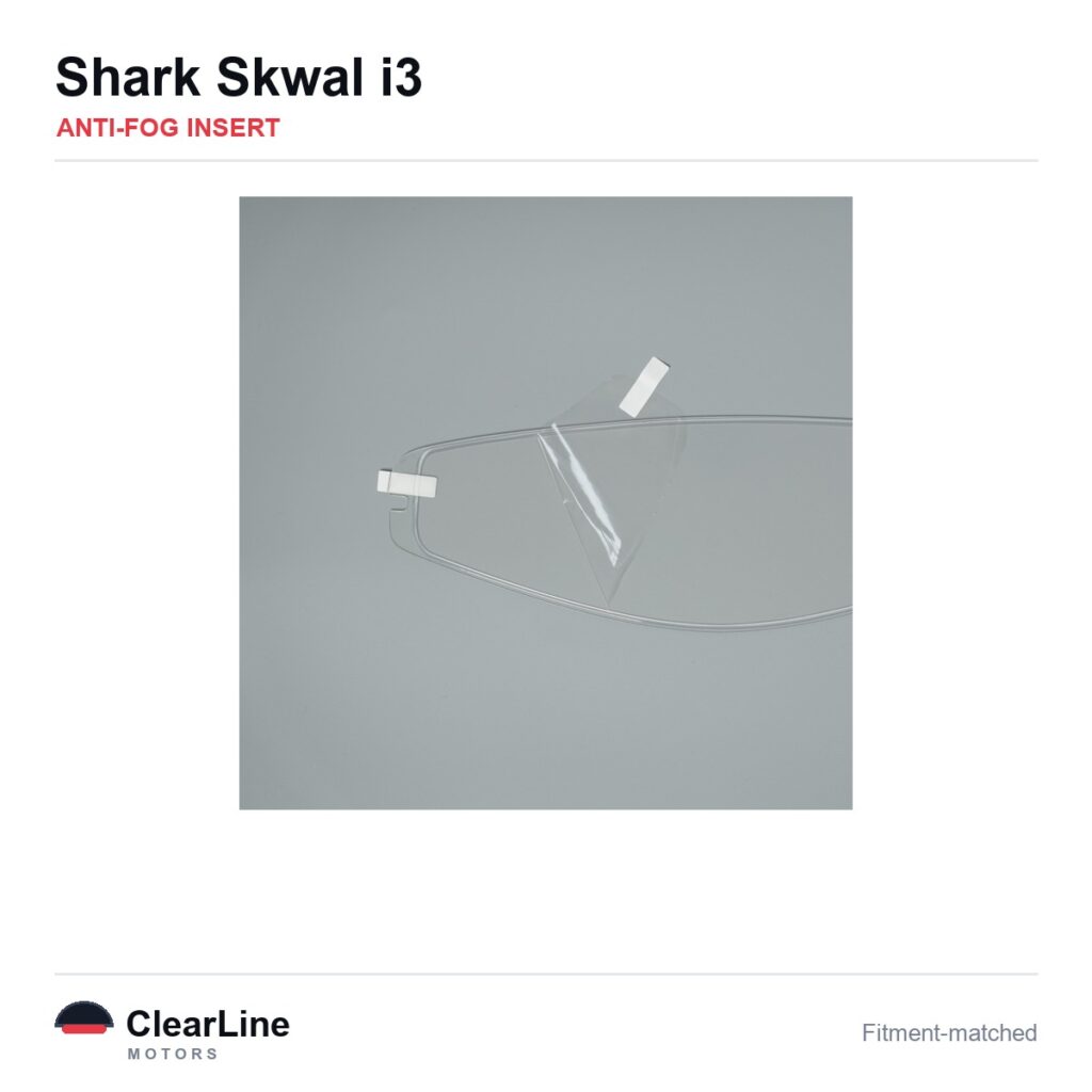 Shark Skwal i3 Anti-Fog Insert — Stops Visor Fogging