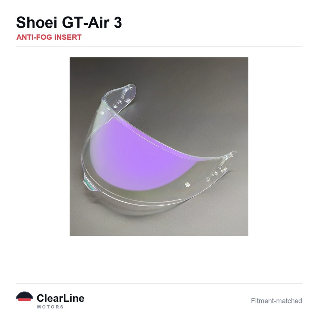 Shoei GT-Air 3 Anti-Fog Insert — Stops Visor Fogging