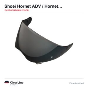 Shoei Hornet ADV / Hornet X2 Photochromic Visor — Auto-Tint Day & Night