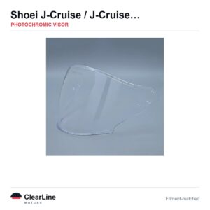 Shoei J-Cruise II / J-Cruise / J-Force 4 Photochromic Visor — Auto-Tint Day & Night