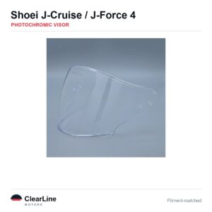 Shoei J-Cruise / J-Force 4 Photochromic Visor — Auto-Tint Day & Night