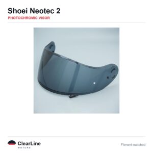 Shoei Neotec 2 Photochromic Visor — Auto-Tint Day & Night