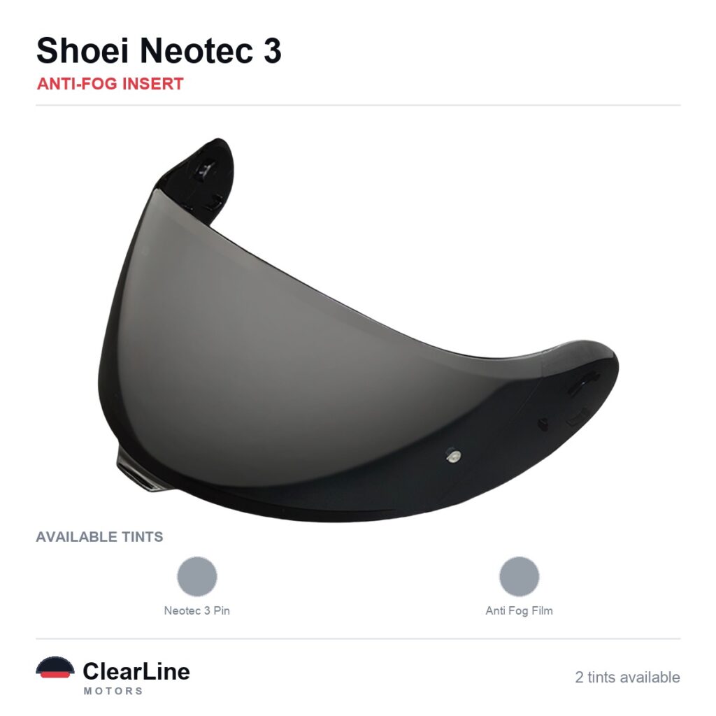 Shoei Neotec 3 Anti-Fog Insert — Stops Visor Fogging