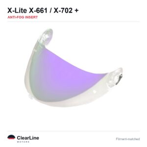 X-Lite X-661 / X-702 / X-802 / X-803 Anti-Fog Insert — Stops Visor Fogging
